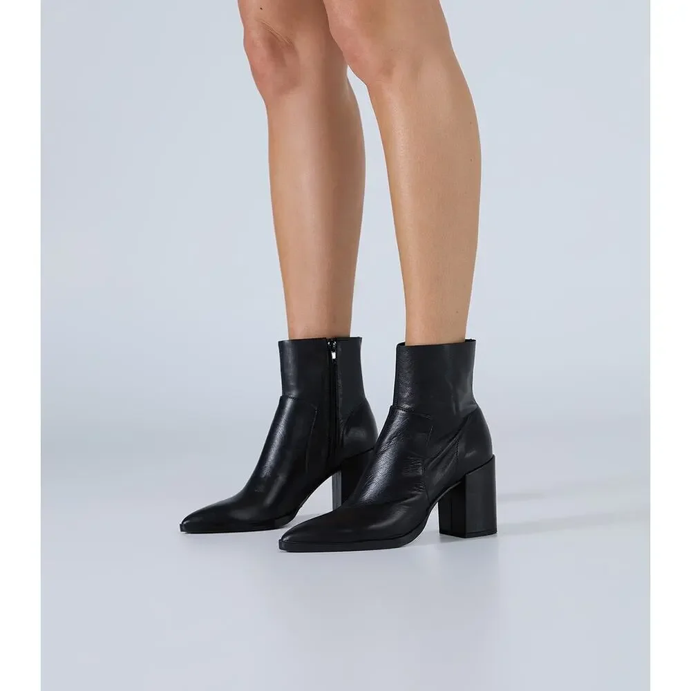 Tony Bianco | Brazen Black Luxe Ankle Boots